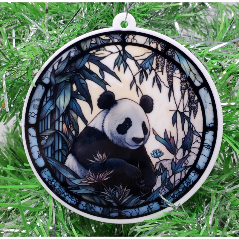 Panda Christmas Ornament