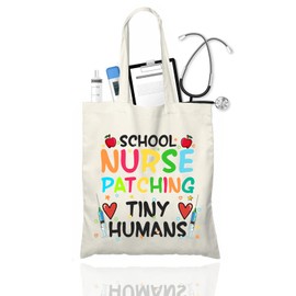 ZVUZVO Nurse Gifts for Nurse,Nurse Appreciation Gifts for Women,Nurse Tote Bag Reusable Grocery Bags for Nurse Week Work Graduation