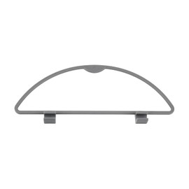 LT Easiyl 1 x Replacement D-Ring for Rubbish Bins Compatible with Hartal Old Style Rubbish Bins 38 mm x 10 mm Bin Hanger for Caravans/Motorhomes and Boats Grey Plastic