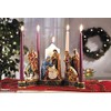 Christian Brands Nativity Advent Candleholder - Candles Included