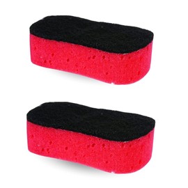PARENCE. - Set of 2 special cleaning sponges for grill and oven - oven and grill scouring sponges - all types of cleaning - 2 pieces