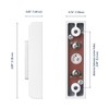 Heath Zenith White Metal Wired Lighted Push Doorbell Button