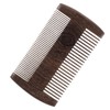 HonGien Wooden Beard Comb Anti Static Moustache Pocket Comb with