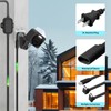 50Ft/15m Outdoor Power Adapter Compatible with Wyze Cam V4, Battery