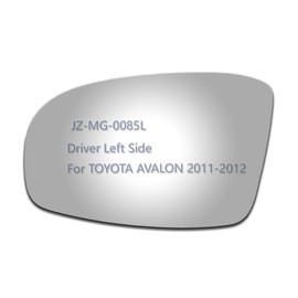 JZSUPER Mirror Glass fit for 2011 2012 TOYOTA AVALON Replacement Driver Side Flat Glass (Non Towing Mirror Glass) (Non Heated)