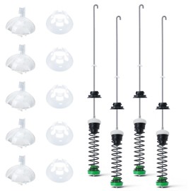 MVWC565FW1 Suspension Rod Kit fit for Maytag Whirlpool Washer Parts W11130362 W11033491 W11228718 W10594080 MVWC565FW2 MVWX655DW1 WTW5000DW1 MVWC565FW W10780040 W10821710 W10780051 W10735786 LUXRILIX