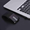 2.4GHz Foldable Wireless Arc Touch Mouse Mice USB Receiver For