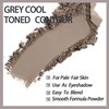Okerker Cool Toned Contour Palette with Mirror, Taupe Grey Contour