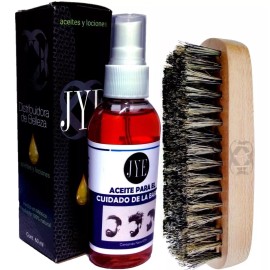 JYE Kit Cuidado De Barba 1 Aceite Jye Y 1 Cepillo Jye Cafe