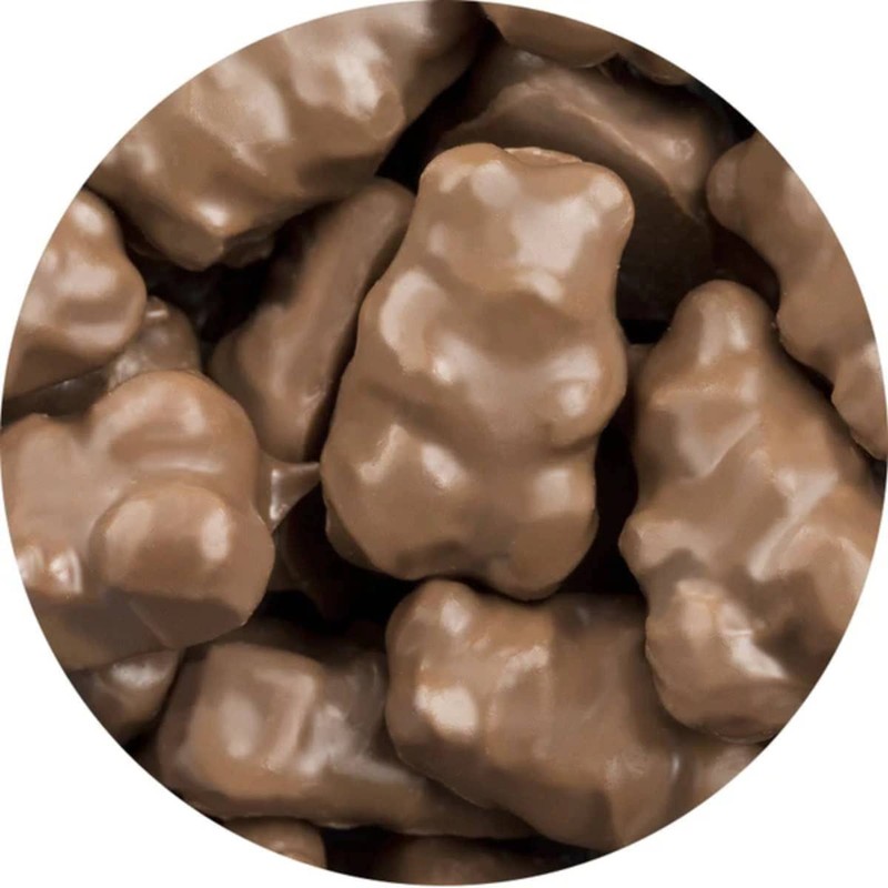 Grandys Candys Gourmet Milk Chocolate Covered Gummi Bears -Bulk Candy-