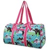 NGIL Happy Camper Print Large Quilted Duffle Bag