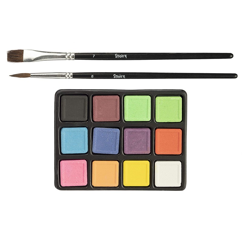 Studio 71 Getting Started Watercolor, 34 Pieces Art Set, Starter,