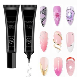 3D Nail Builder Gel 15 g - Professional Modelling Gel for Waterproof Nail Art and Everyday Manicure