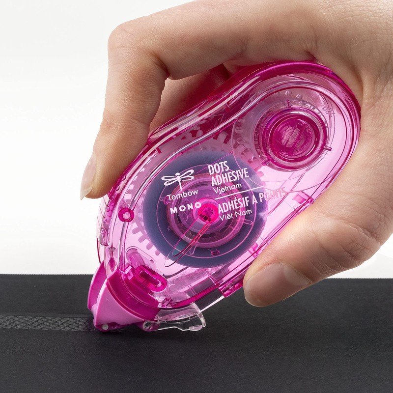 Tombow 62149 Mono Adhesive Dots Applicator Refills, 3-Pack. Easy to