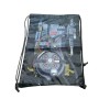 LOOTCRATE Ghostbusters Proton Pack Drawstring Bag Lightweight BLACK
