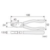 Hozan P-43-175 Pliers, Versatile Pliers, For Electricians Ability Test