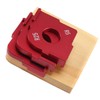 Aluminum Alloy Radius Jig Router Templates Radius Quick-Jig Router Bit