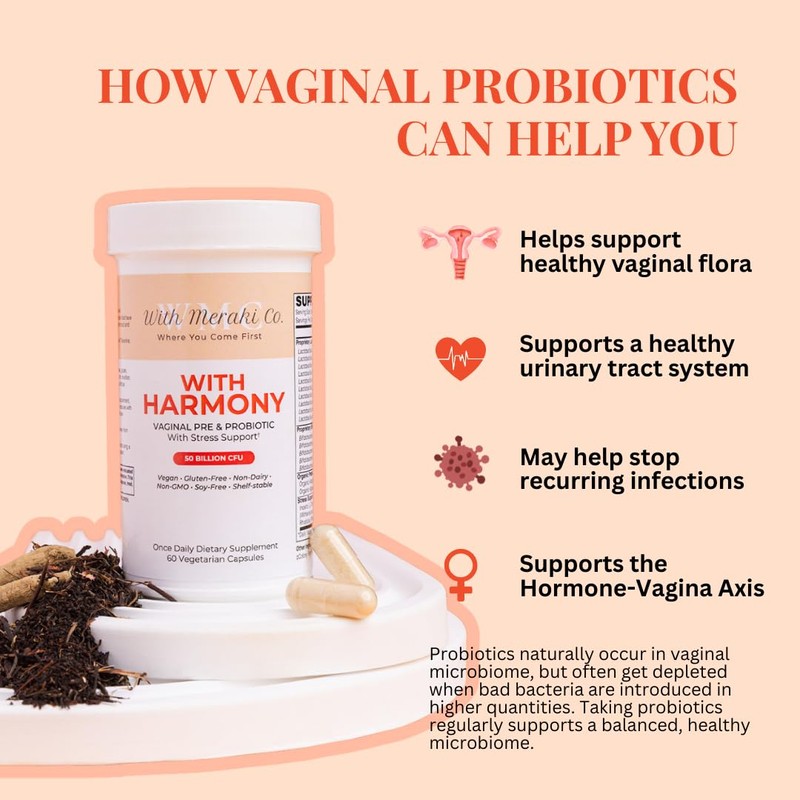 with Harmony Pre/Probiotic with Vaginal and Hormonal Support
