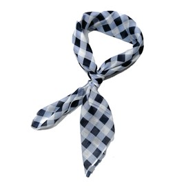 Shanlin Bandanas unisex de algodón de 22.5 x 22.5 pulgadas, Plaid-Blue2, Estándar