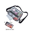 Clear Crossbody Messenger Shoulder Bag Stadium Approved Suitable for Work,