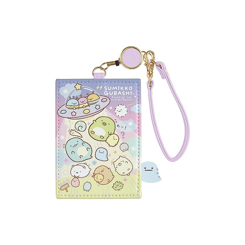 PB69001 Sumikko Gurashi Pass Case with Reel