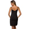 AUHEGN Women's Full Slip Adjustable Spaghetti Strap Camisole Mini Dress