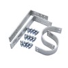 1 Set Universal White Zinc Steel Driveshaft Safety Loop Bolt