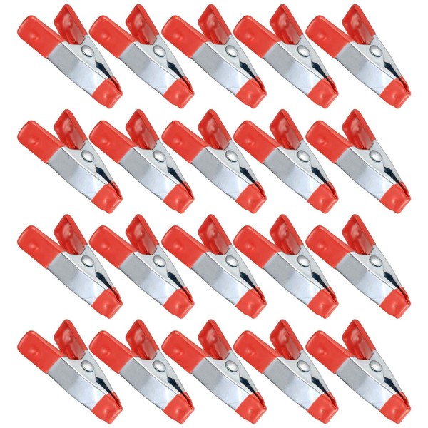 2 Zoll Metallfeder Klemmen Clips, 40 Stück Federzwinge klemmzwingen, Holz