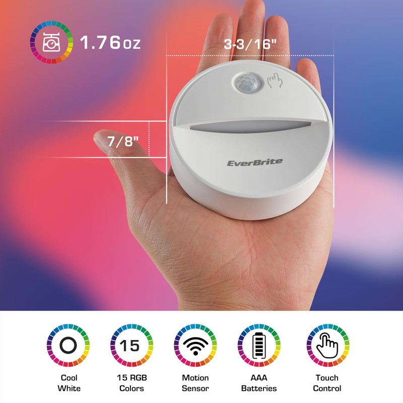 EverBrite LED Motion Sensor Night Light, Dimmable Night Lights with