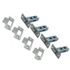 Interior Door Tubular Latch Set, 65mm, 4-Pack with Strike Plates