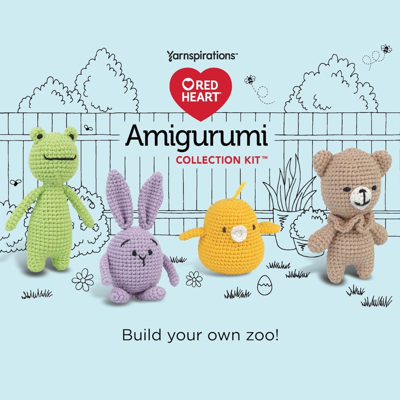 RED HEART Amigurumi Backyard Kit