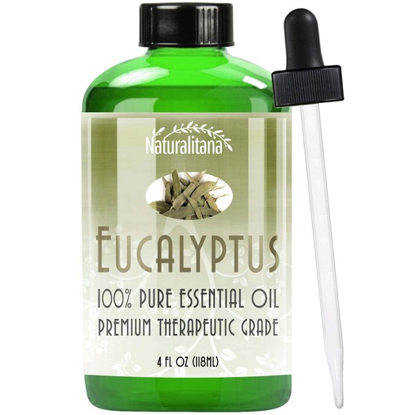 Best Eucalyptus Essential Oil (4oz Bulk Eucalyptus Oil) Aromatherapy Eucalyptus Essential Oil for Diffuser, Soap, Bath Bombs, Candles, and More!