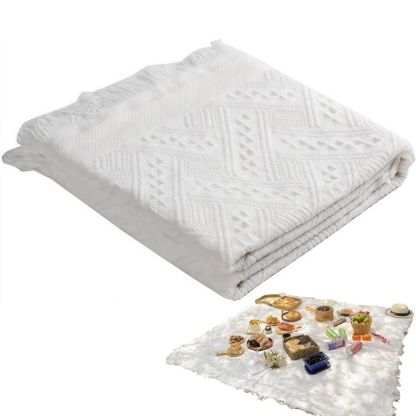 Leisure Sheet, Picnic Mat, Nordic Style, 35.4 x 35.4 inches