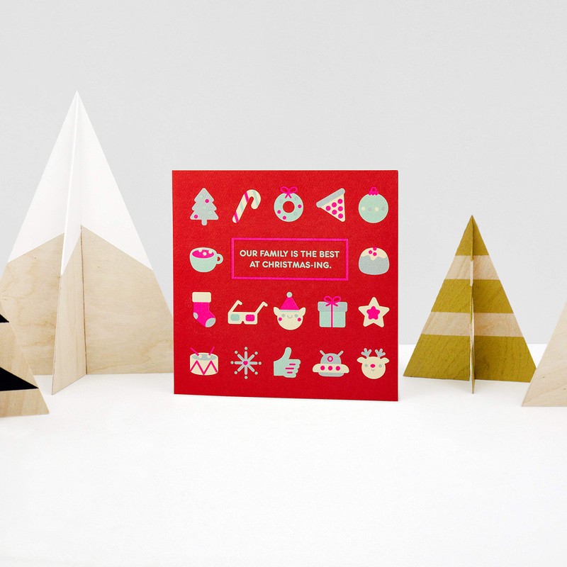 American Greetings Christmas Card for Family (Amazing Crew)