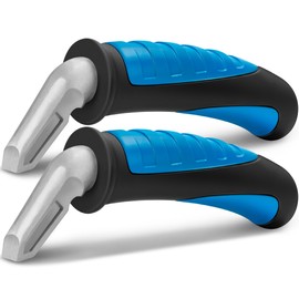 NINEMAX 2 Pack Car Handle Assist for Elderly Car Door Handle: Vehicle Support Handle for Seniors,Auto Cane for Getting in/Out of Car,Transfer Automotive Latch Grab Handle Window Breaker (Black/Blue)