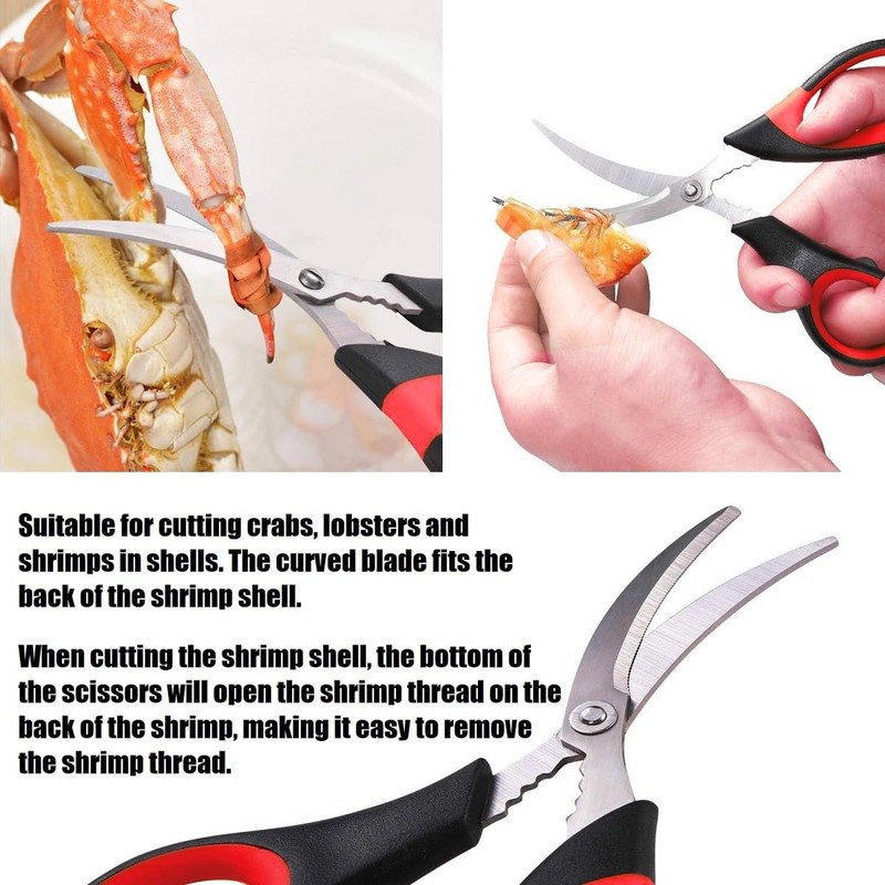 Kitchen Scissors Set, Kitchen Shears All Purpose, 3 Packs Heavy