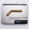 RANDOM Shower Arm with Flange,Gold 6 Inches Wall Mount Angle