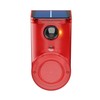 QXMH Solar Outdoor Motion Sensor Alarm: 110db Siren Sound,6 LEDs