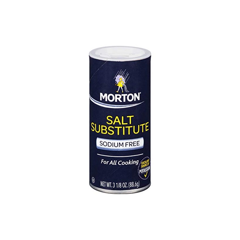 Morton Salt Substitute, No Sodium Salt Alternative for a Heart