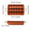 Brownie Pan with Dividers Baking Tray All Edges-Only - Bite