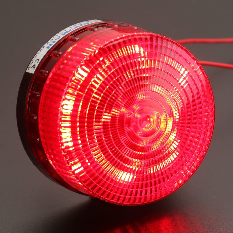 Baomain Warning Lamp LTE-5061 Industrial DC 24V LED Flash Strobe