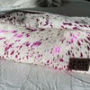 XL Cowhide Makeup Hair Tool Bag / Toiletry Travel Storage