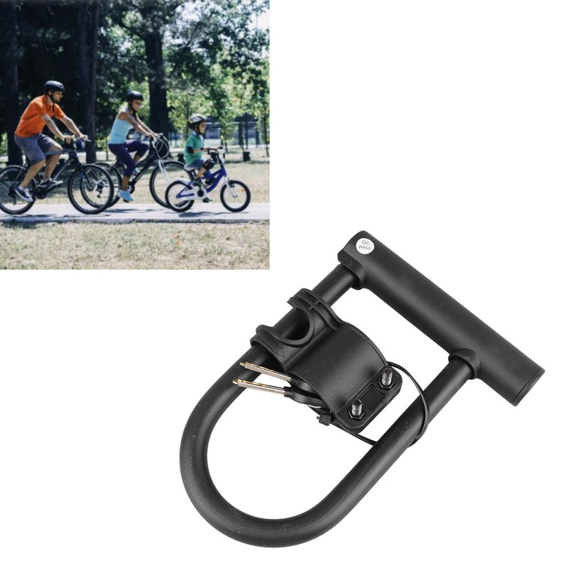 Bike U Lock with Steel Cable 2 Key Universal Anti