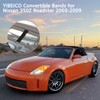 YIBEICO Convertible Bands for Nissan 350Z Roadster 2003-2009, Elastic Convertible