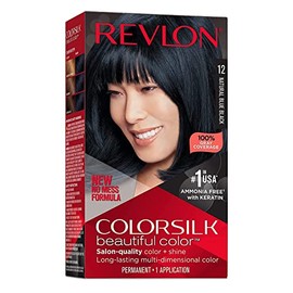 Revlon Colorsilk Beautiful Color, Natural Blue Black [12] 1 ea