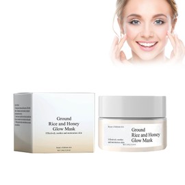 Rice & Honey Face Mask, Rice Honey Spa Mask, Rice Beauty Mask, Ground Rice and Honey Glow Mask, Rice Husk Powder, Glow Mask Made of Ground Rice and Honey, Rice Céramide Cream for All Skin Types