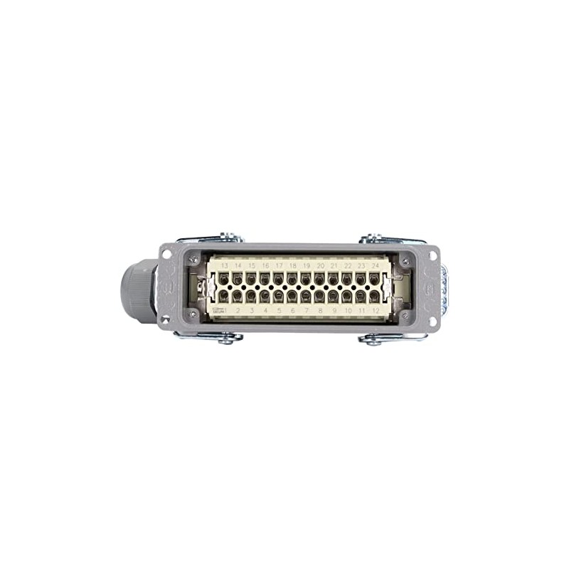 Conector Impermeable Rectangular de 24 Pines, Enchufe Y Enchufe Adaptador