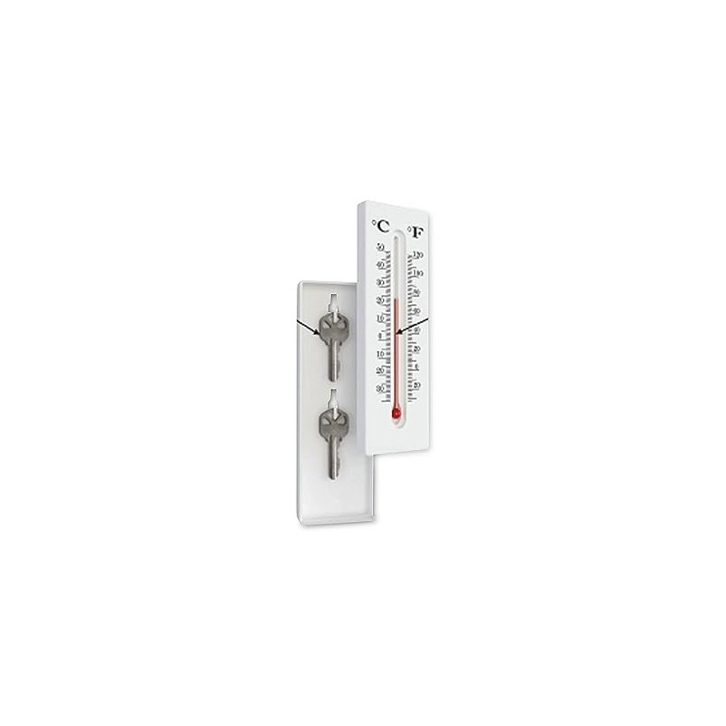 Thermometer Key Hiding White