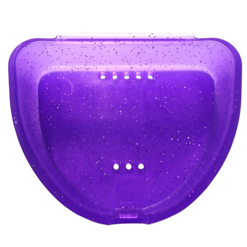 Slim Orthodontic Dental Case - Colour & Glitter Choices for