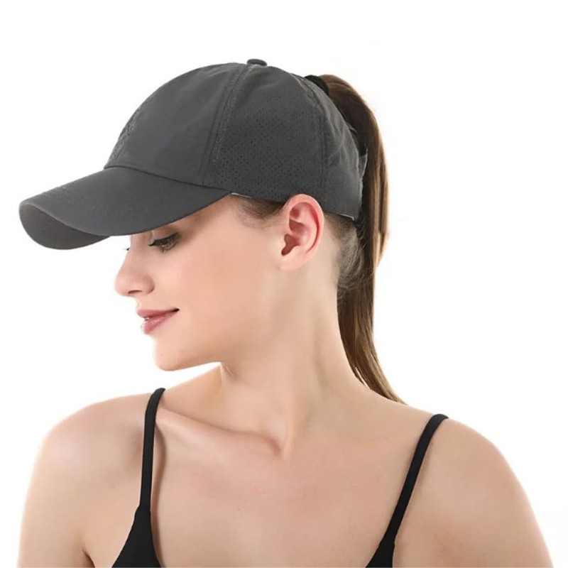 EVD-X Gorra Deportiva Mujer y Hombre para Cabello Largo Actividades